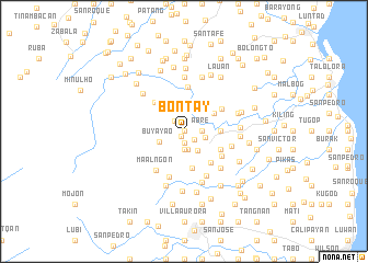 map of Bontay