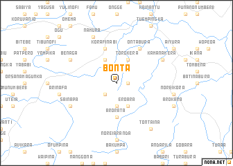 map of Bonta