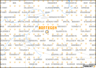 map of Bontegem