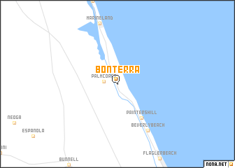 map of Bon Terra