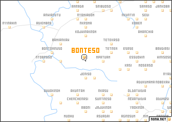 map of Bonteso