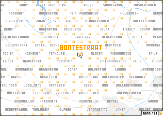 map of Bontestraat