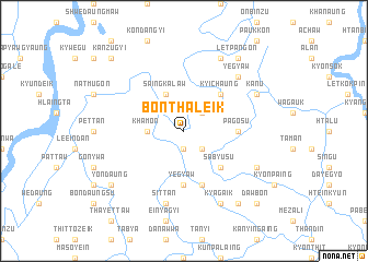 map of Bonthaleik