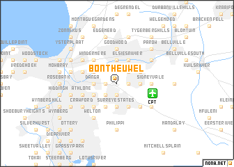 map of Bontheuwel