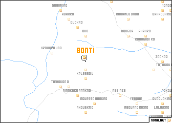 map of Bonti