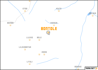 map of Bontole