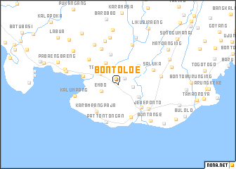 map of Bontoloe
