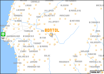 map of Bontol