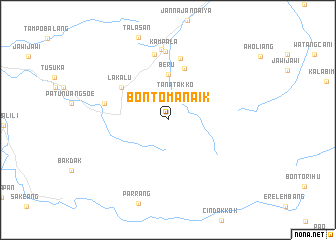 map of Bontomanaik