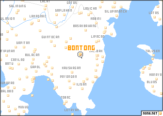 map of Bontong