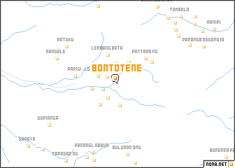 map of Bontotene