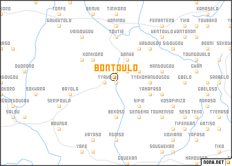 map of Bontoulo