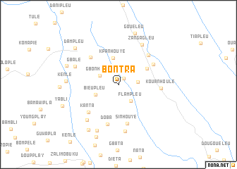 map of Bontra