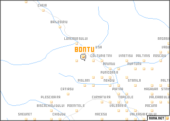 map of Bonţu