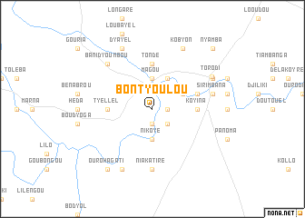 map of Bontyoulou