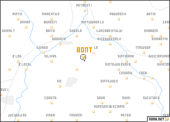 map of Bonţ