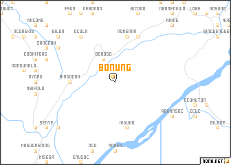 map of Boñung