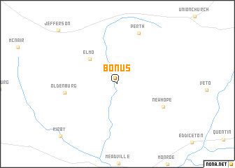 map of Bonus