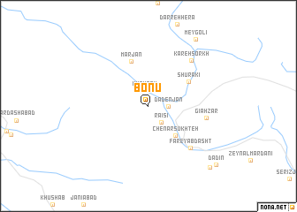 map of Bonū