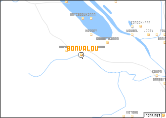 map of Bonvalou