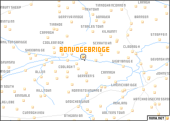 map of Bonvoge Bridge