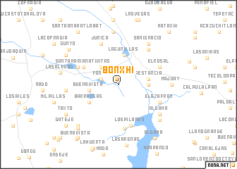 map of Bonxhi