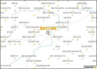 map of Bonyhád