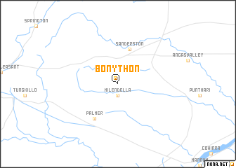 map of Bonython