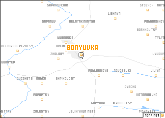 map of Bonyuvka