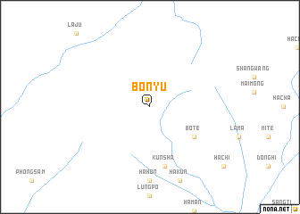map of Bonyu