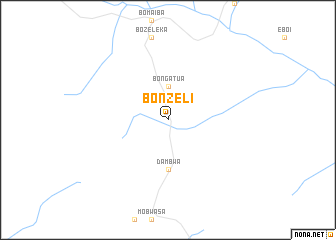 map of Bonzeli