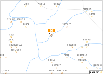 map of Bon