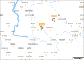 map of Bon