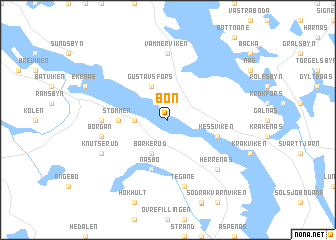 map of Bön