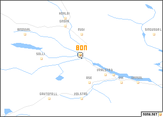 map of Bøn