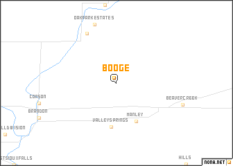 map of Booge
