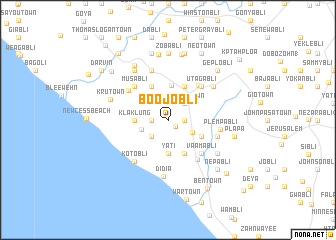 map of Boojobli