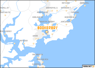 map of Booker Bay