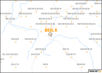map of Boola