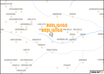 map of Booli Diido