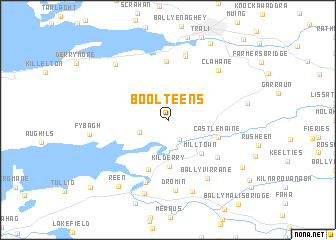 map of Boolteens