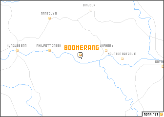 map of Boomerang