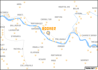 map of Boomer