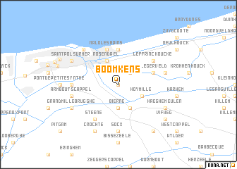 map of Boomkens
