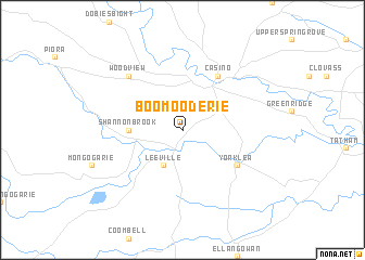 map of Boomooderie