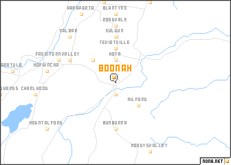 map of Boonah