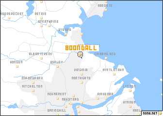 map of Boondall