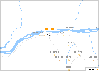 map of Boonde
