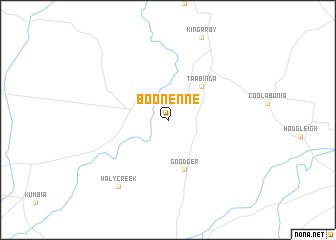 map of Boonenne