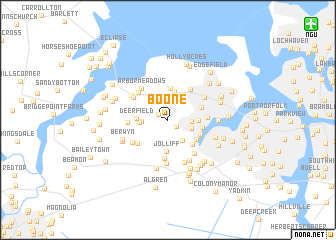 map of Boone